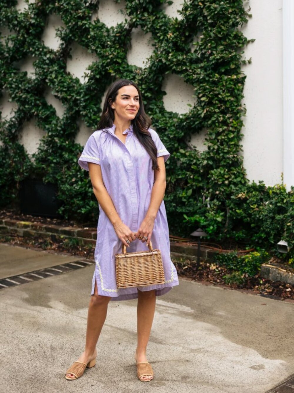 Flutter Sleeve Shirt Dress Size M/L